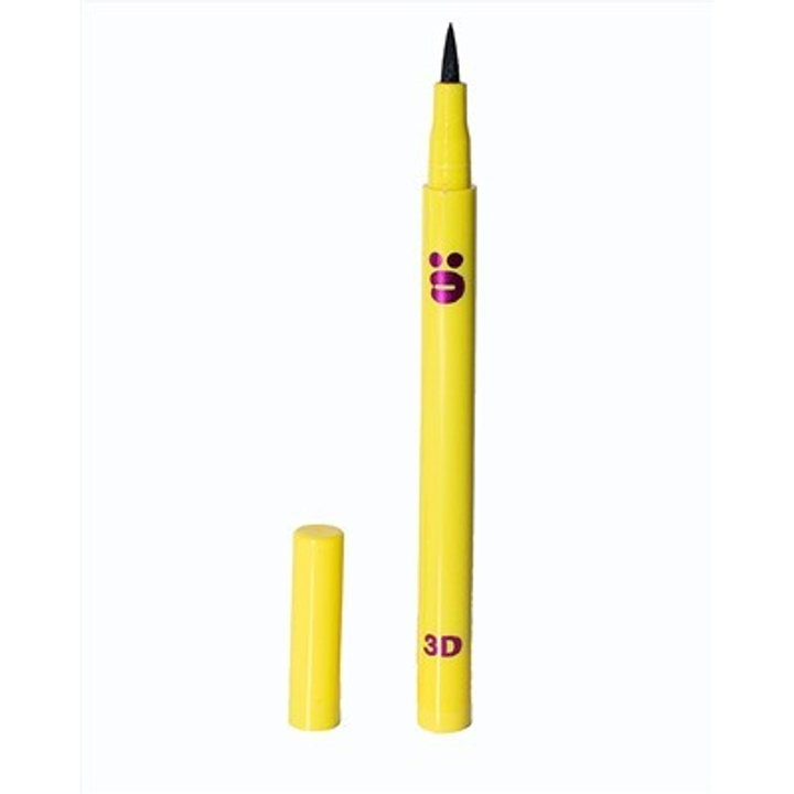 Подводка для глаз Утка 3D Waterproof eyeliner pen водостойкая, цвет черный