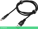 Кабель Digma USB (m) - USB Type-C (m) 1 м черный (DG-USBA-С-1M-27W)