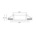 Встраиваемый светильник Hesby Lighting Solis HSBL_0113
