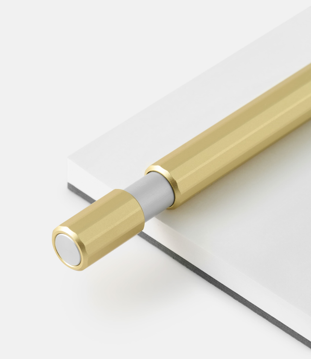 Andhand Aspect Retractable Pen Gold Lustre — ручка-роллер из аллюминия