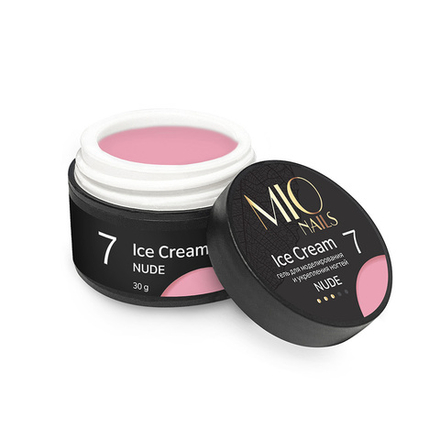 Гель MIO NAILS  "ICE CREAM GEL" - NUDE 07, 30 гр