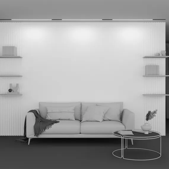 Трековый светильник Базис / Basis Exility 2700K 30Вт 120° Technical tr030-2-30w2.7k-b