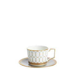 Wedgwood Чашка для эспрессо Renaissance Grey 70 мл с блюдцем