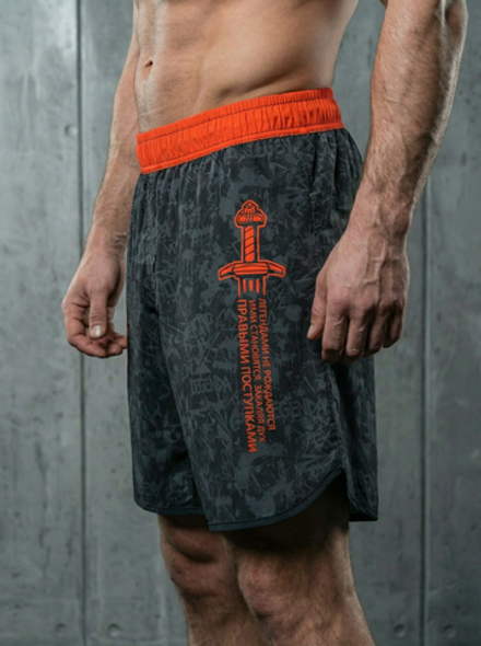 Шорты спортивные тренировочные LEGENDA Миссия черные