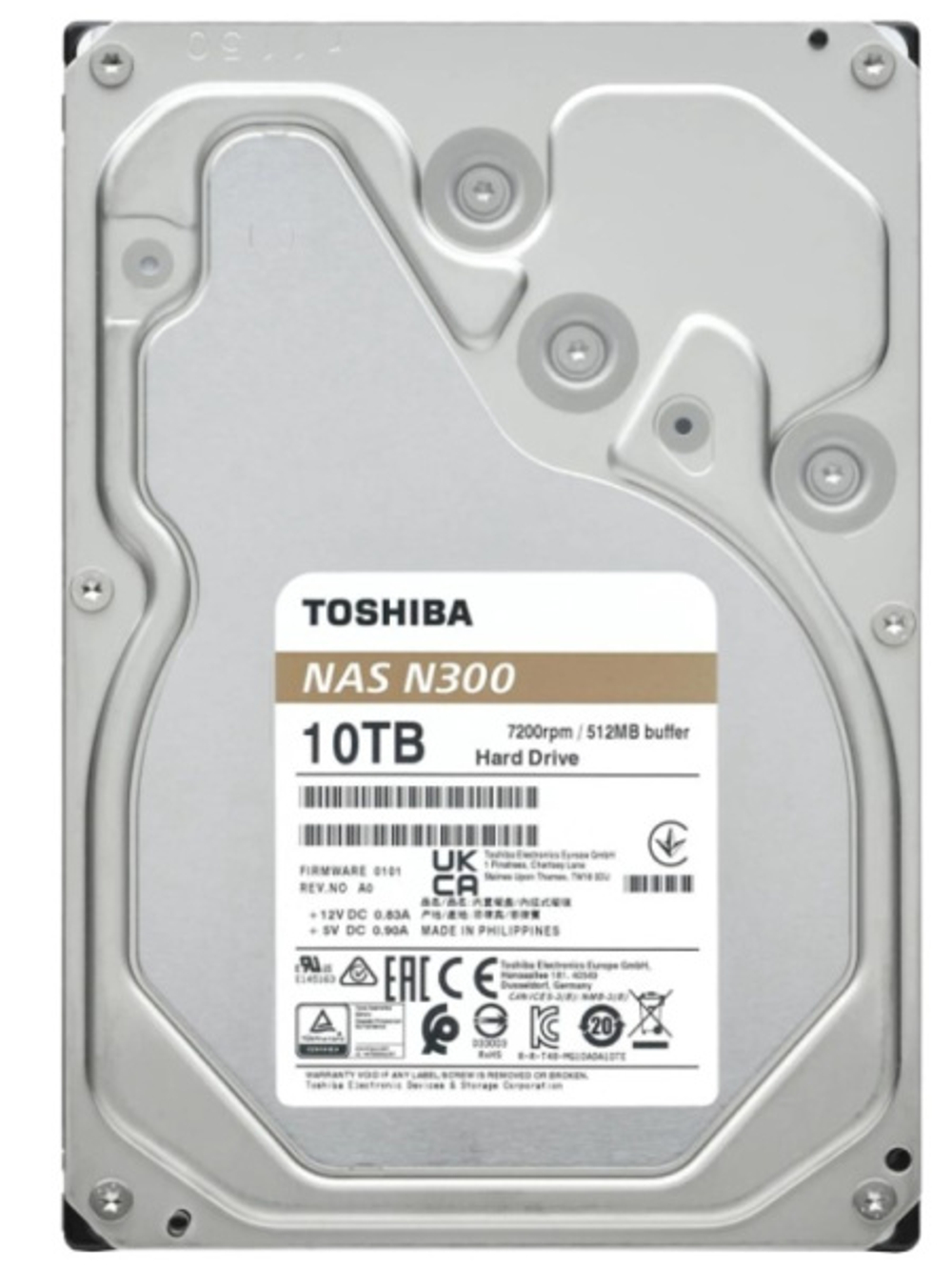 Жесткий диск 10TB SATA 6Gb/s Toshiba N300
