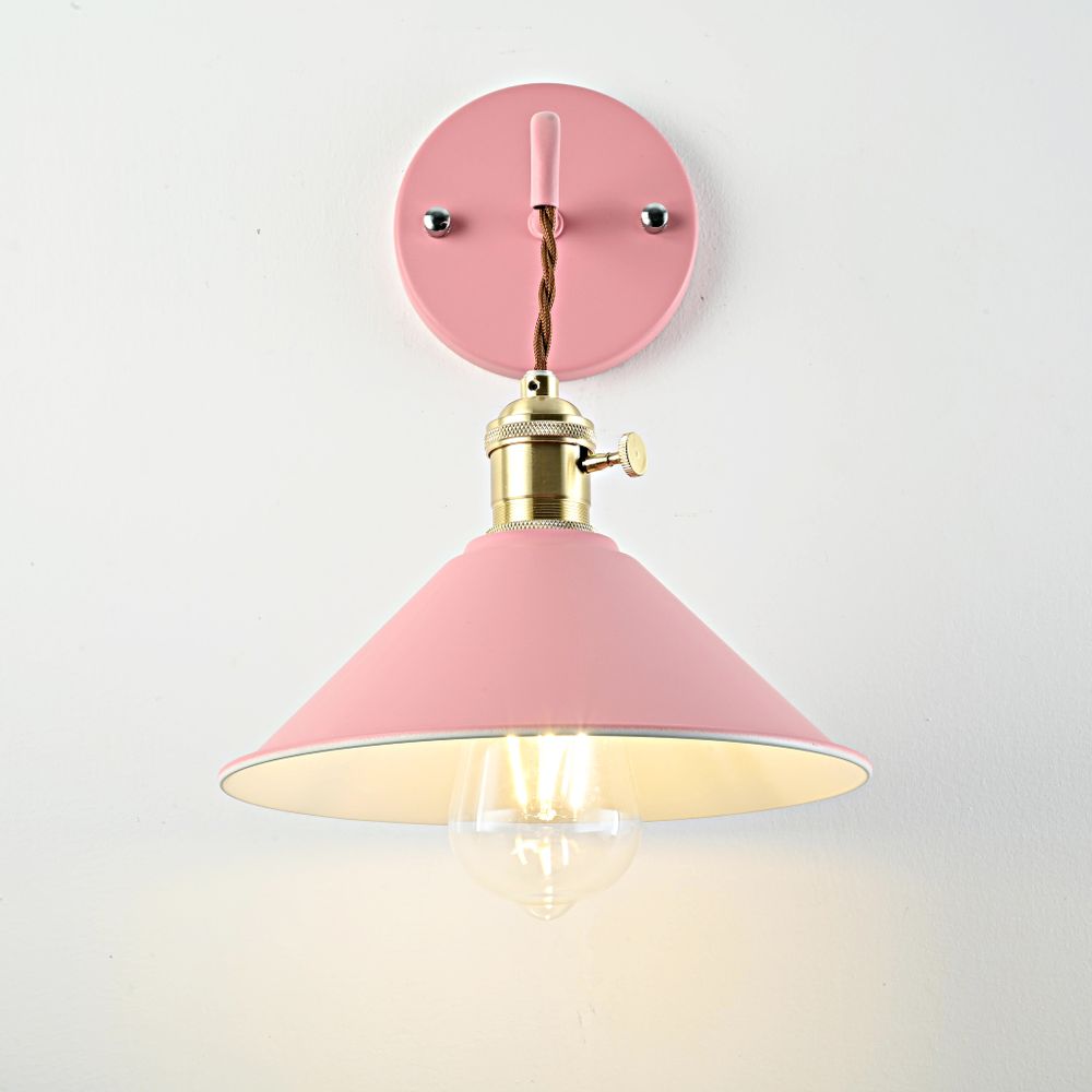 Бра С Подвесным Плафоном Braid Wall Pink By Imperiumloft