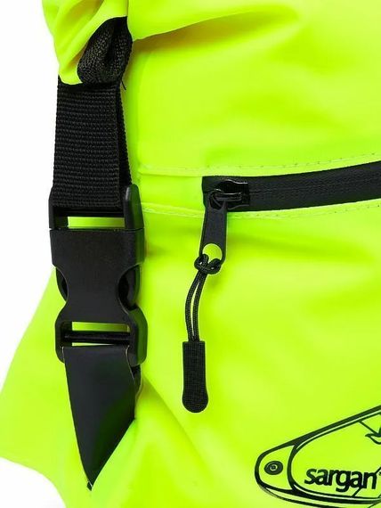 Гермосумка поясная Sargan Скелетон-Кенга+SUP желтый флуор