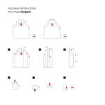 Сумка складная mini maxi shopper glencheck red
