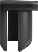 Стол М-City DISAUR Колизей D137 Арктика (Arctic Ocean), керамика, Черный