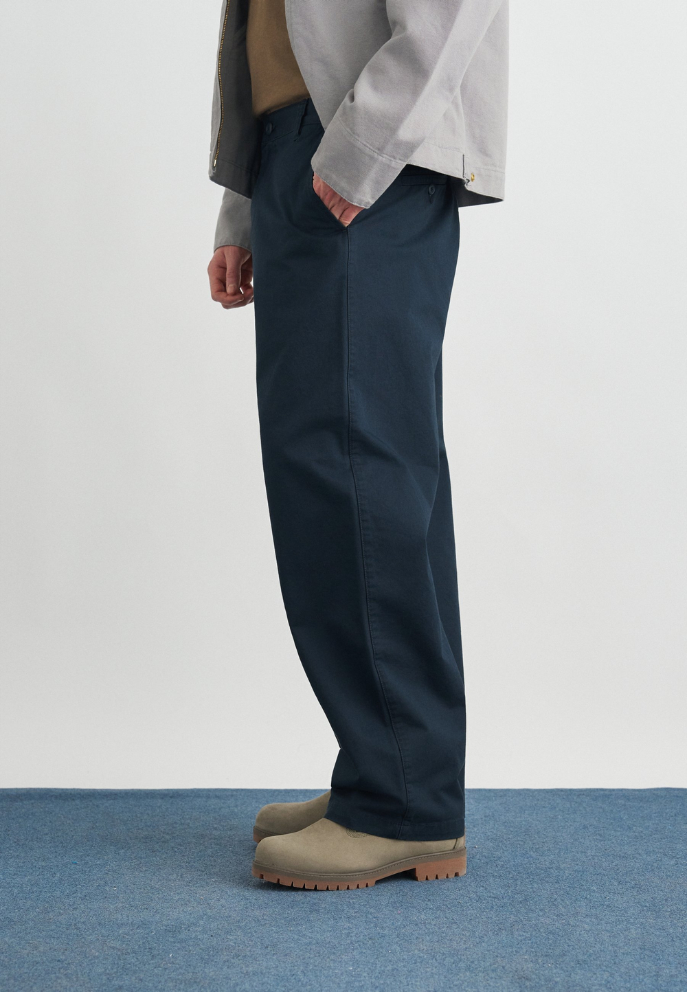 Carhartt WIP BRADY LENEXA - Тканевые брюки - Серый