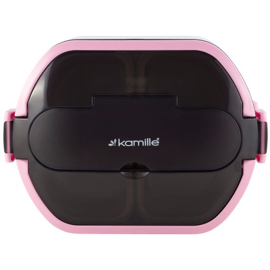 Ланч бокс 1500 мл. Kamille KM 2139 (пластик, нержавеющая сталь)
