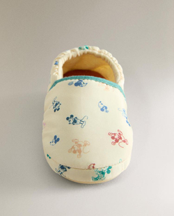 ZARA HOME УЮТНЫЕ ДЕТСКИЕ ТАПОЧКИ МИККИ И МИННИ ©DISNEY, ЖЕЛТЫЙ