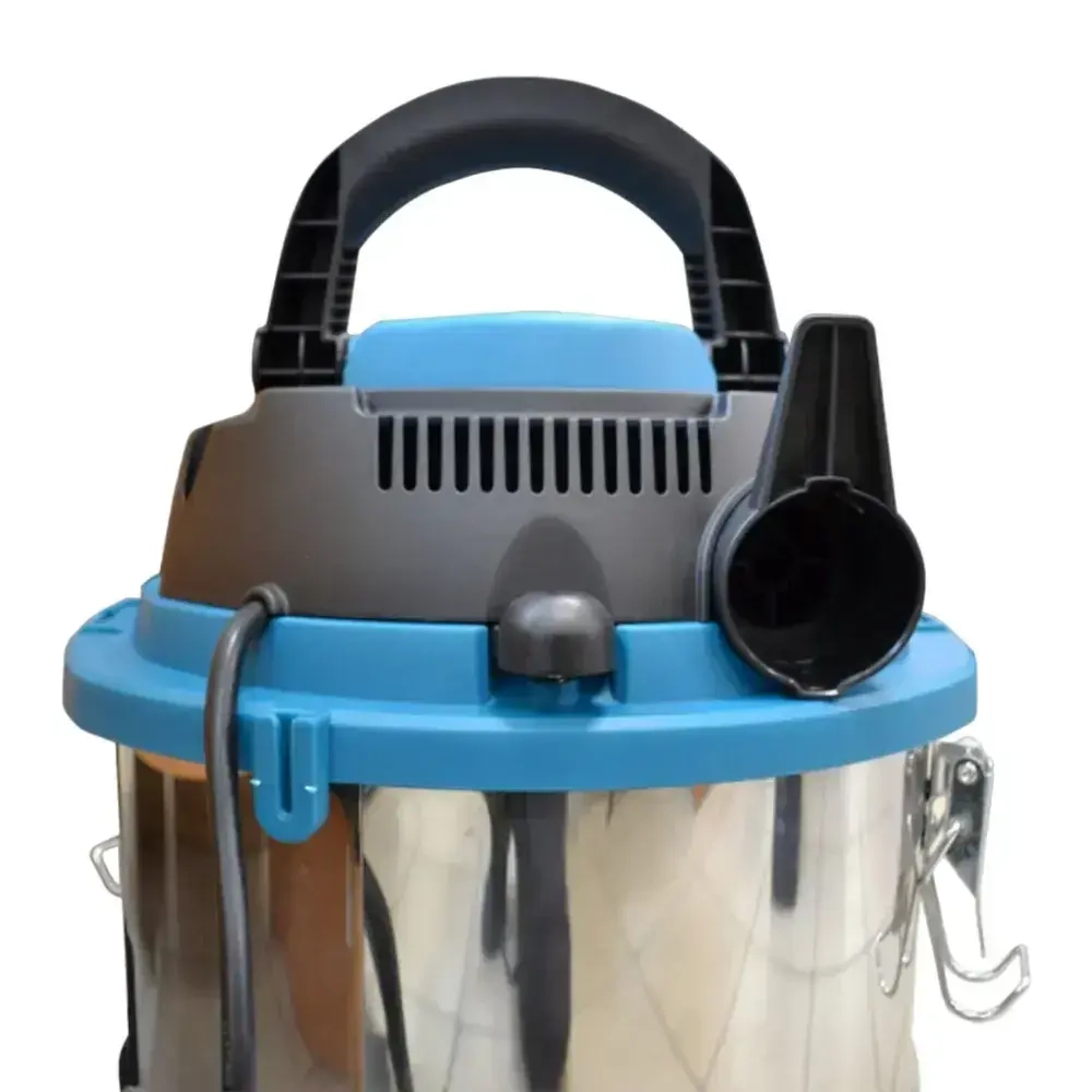 Пылесос строительный INKAM VC-30 с розеткой (1700 Вт, 30 л, металл) промышленный для электроинструмента технический, подарок мужчине