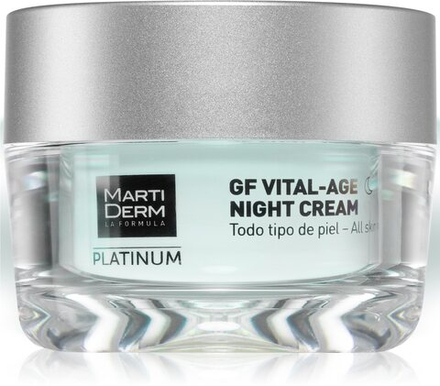 MartiDerm Platinum GF Vital-Age - интенсивный ночной крем /   50  ml  / GTIN 8437015942285