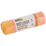 Мешки д/мусора РЫЖИЙ КОТ 35л (15шт./рул) с завязками