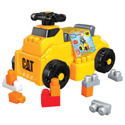 Fisher-Price Mega Bloks CAT — ездовое транспортное средство + 10 блоков HDJ29