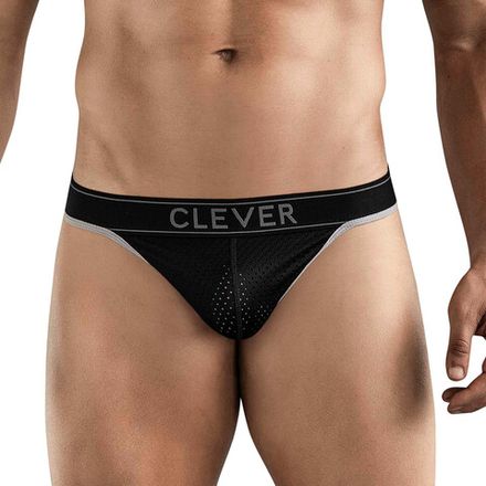 Мужские трусы тонги черные Clever Moda AMBAR THONG 176811