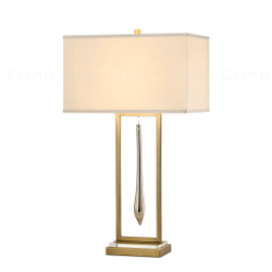 Настольная лампа Cloyd BELLUM T1 / выс. 71 см - латунь (арт.30143)
