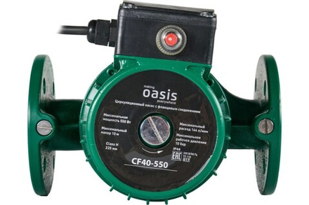Насос циркуляционный OASIS CF40-550 с фланцевым соединением 4640130959470
