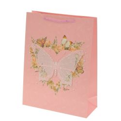 GAEM Пакет подарочный (бумага 210г/м2, блок 12шт), L30 W12 H40 см, 4в.