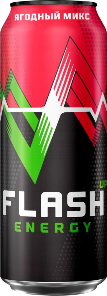 Напиток энергетический б/а Flash, ягодный микс, 0,45 л