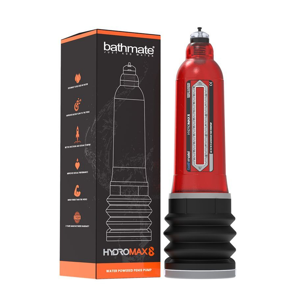 Красная гидропомпа Bathmate HydroMAX8