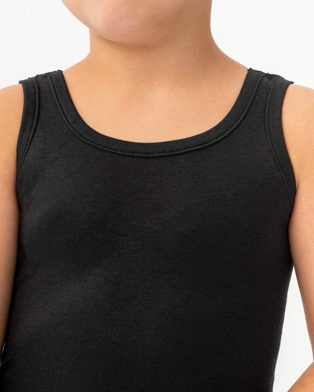 Майка детская термо унисекс черный