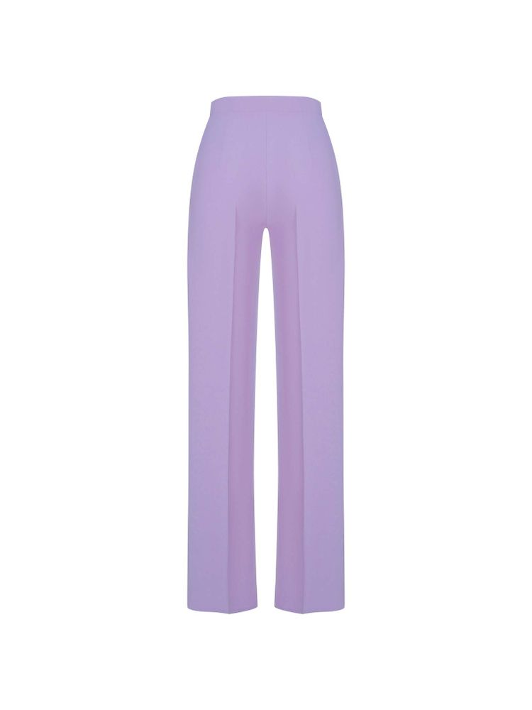 Брюки прямого кроя из крепа