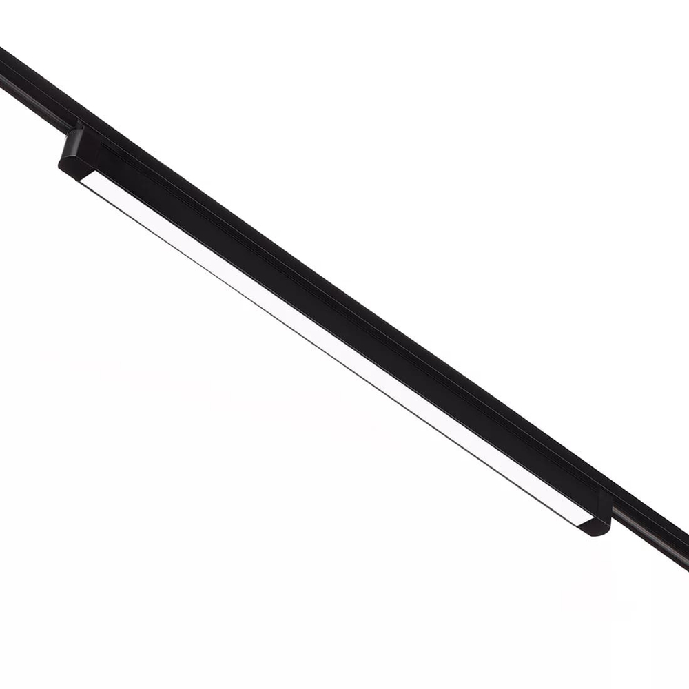 Трековый светильник LINE T33 40W 100° 598х33х34mm черный 3000К однофазный 2TRA