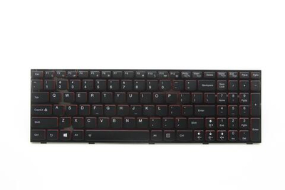 Клавиатура для Ноутбука Lenovo LenovoY500 с подсветкой, раскладка - анлийская, черная (25205474)