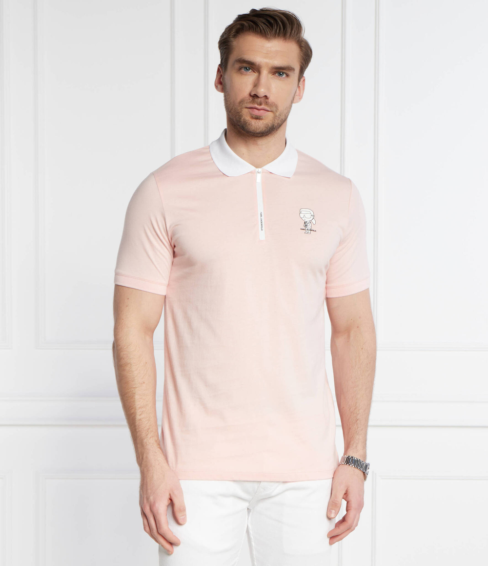 Поло Karl Lagerfeld - персиковый(745025 542224)