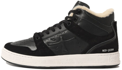 Premiata Quinn-D Черные кожаные с мехом