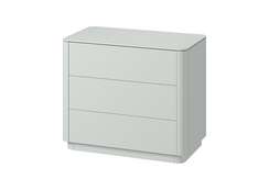 Комод Tammi 3 ящика ширина 90 см (светло-серый)