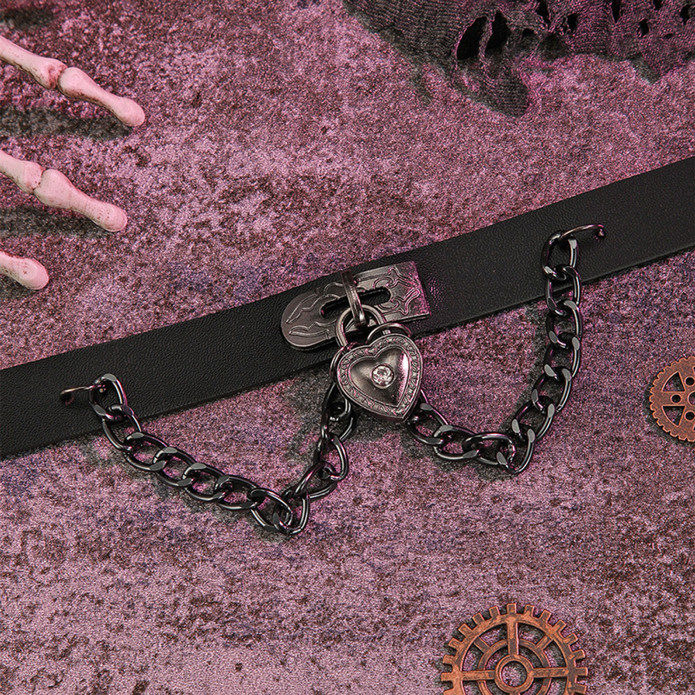 Чокер "Сердце на цепи"