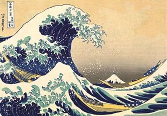 Puzzle "1000 Art Collection" The Great Wave of Kanagawa / Bridgeman