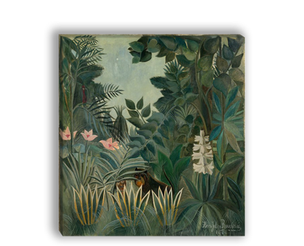 "Экваториальные джунгли", Руссо, Анри, картина для интерьера (репродукция)