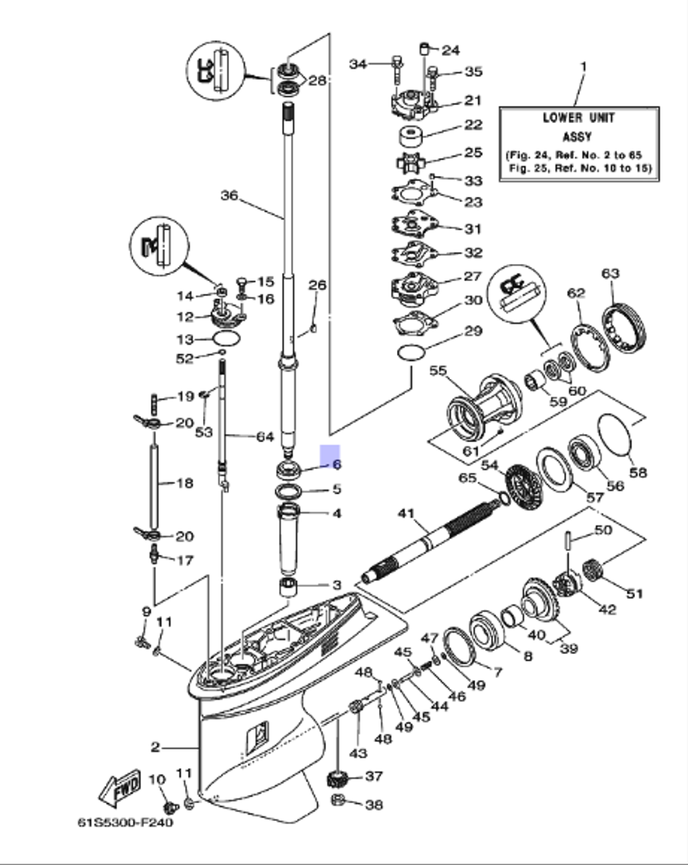Подшипник 27x50.25x15 Yamaha 40-100лс (93332000U300)