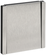 FORTE&PIANO Выключатель 1-клавишный 10А FP701M металл никель IEK