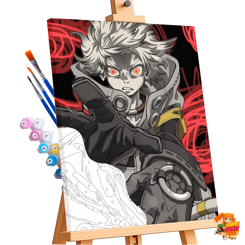 Картина по номерам Гачиакута Рудо Сюребрек