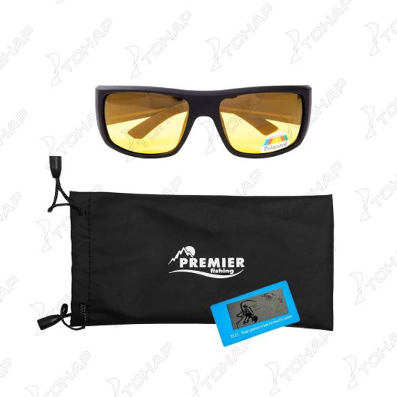 Очки поляризационные в чехле (желтый) (PR-OP-9390-Y) PREMIER