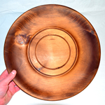 Деревянное блюдо Art of Siberia чаша-тарелка из древесины сибирского кедра 38,5 см. T6