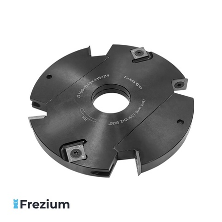 Пазовая насадная фреза регулируемая из 2-х частей со сменными пластинами "O.G.Germany" (150x35x15-30 Z2+2/2+2)