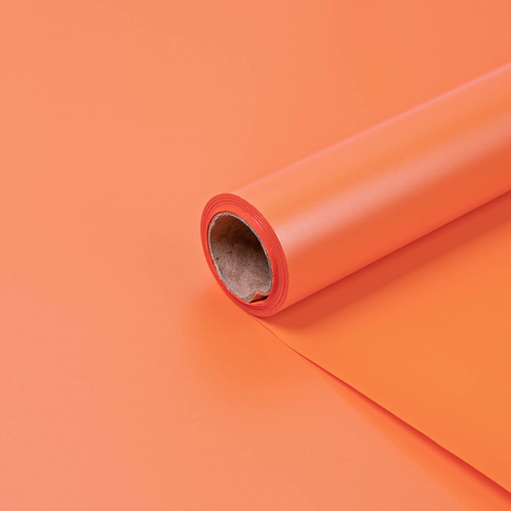 Пленка мат-я перламутр ОРАНЖЕВЫЙ 58см*10м