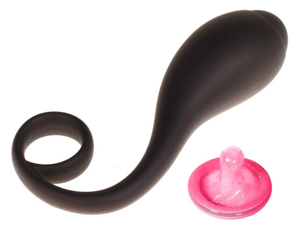 Универсальный силиконовый вибратор Pretty Love CARL (Цвет: черный)