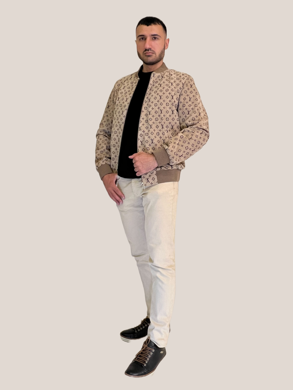 Мужская кожаная куртка