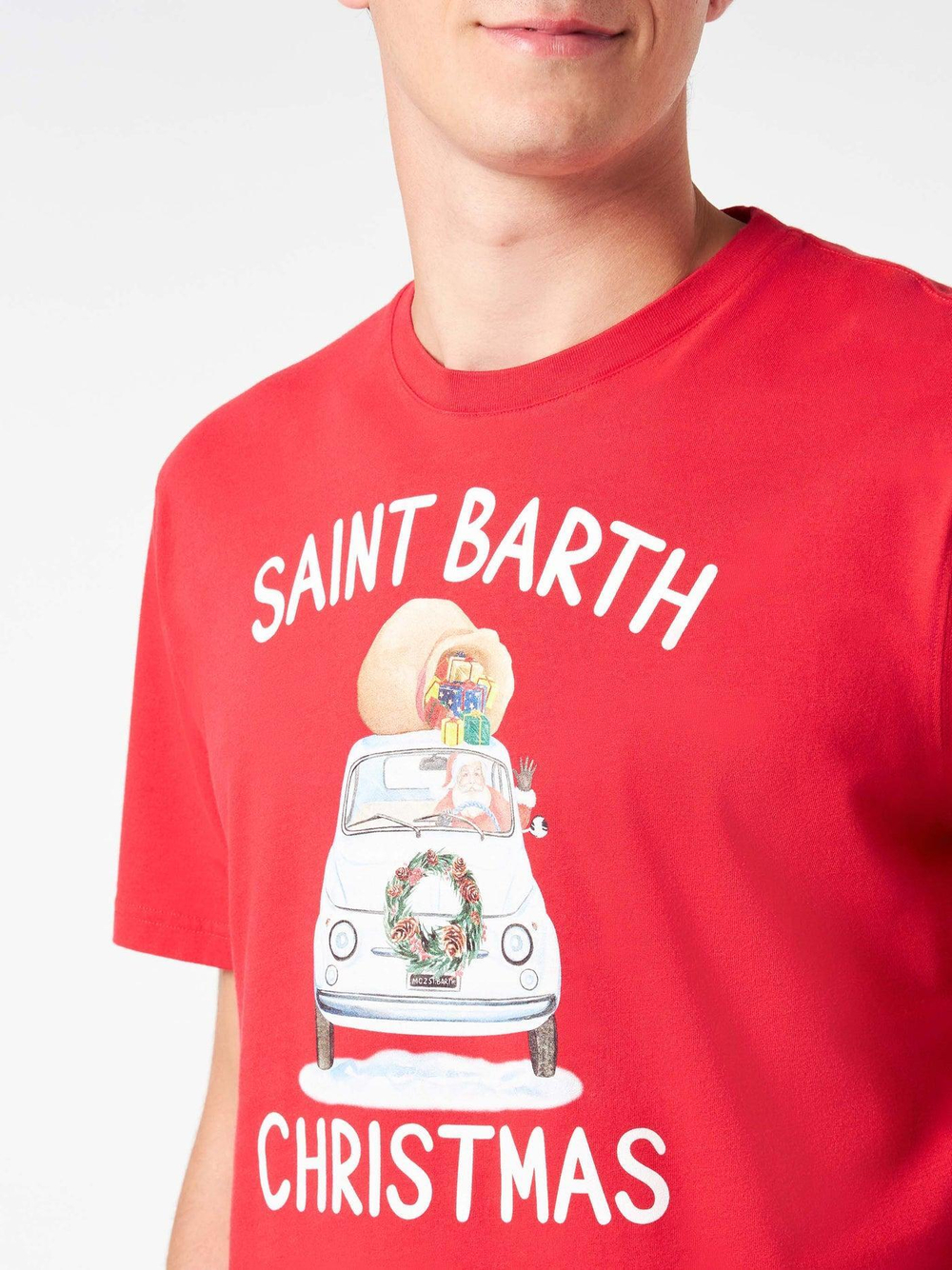 Футболка Saint Barth BABBO CAR красный машина