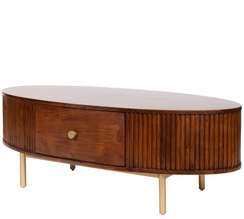 Кофейный стол Elegant из дерева манго, 120х40 см