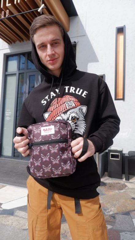 Сумка OLDY Бабочки Чёрный XL