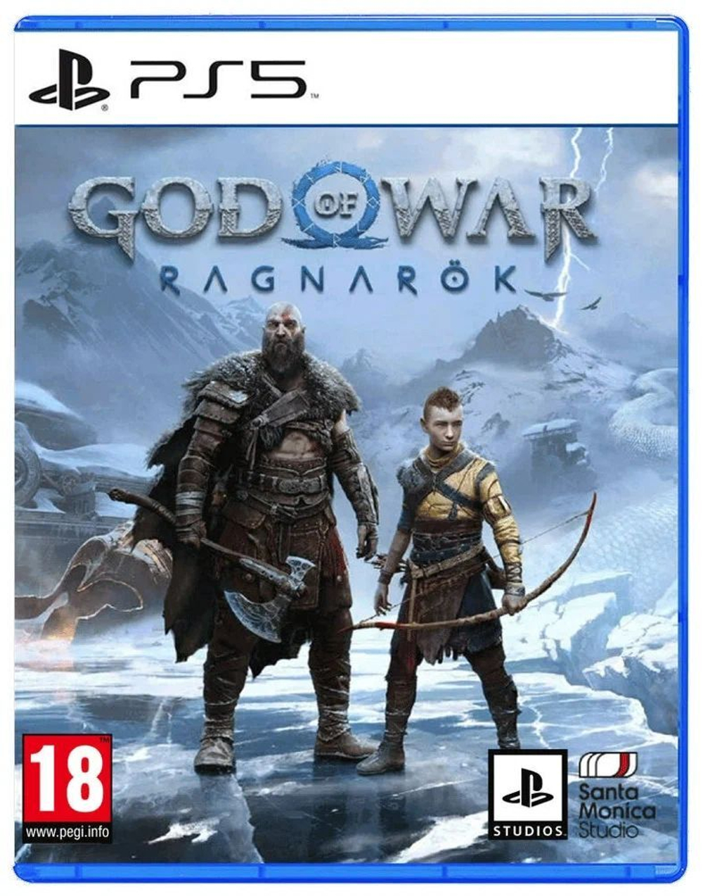 Игровая приставка Sony PlayStation 5 (CFI-1108A) 825 ГБ SSD + God of War Ragnarok (PS5)