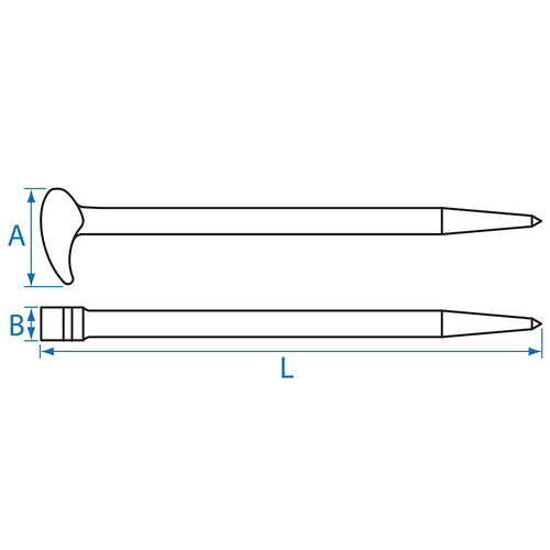 KING TONY (9TK306) Монтировка кузовная, длина 151 мм
